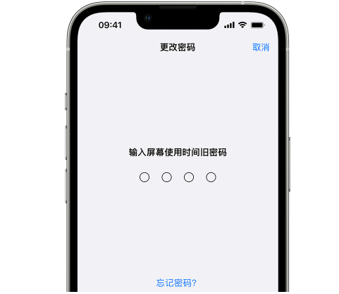 醴陵iPhone屏幕维修分享iPhone屏幕使用时间密码忘记了怎么办 