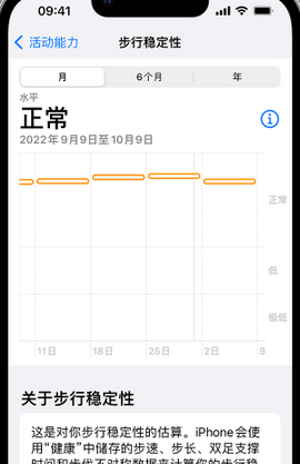 醴陵iPhone手机维修如何在iPhone开启'步行稳定性通知'