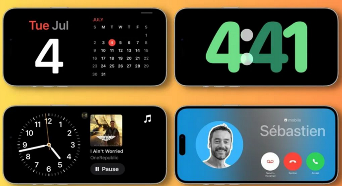 醴陵苹果手机维修分享iOS17横屏充电待机显示有什么好处 