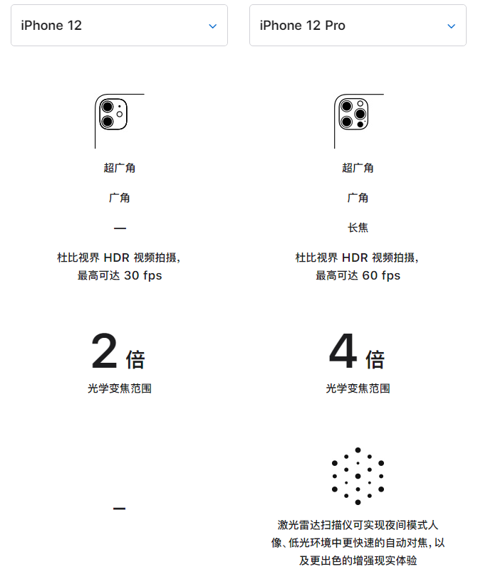 醴陵苹果手机维修分享苹果 iPhone 12 与 iPhone 12 Pro 选哪款 